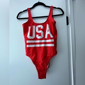 Chubbies one piece swimsuit, size XS